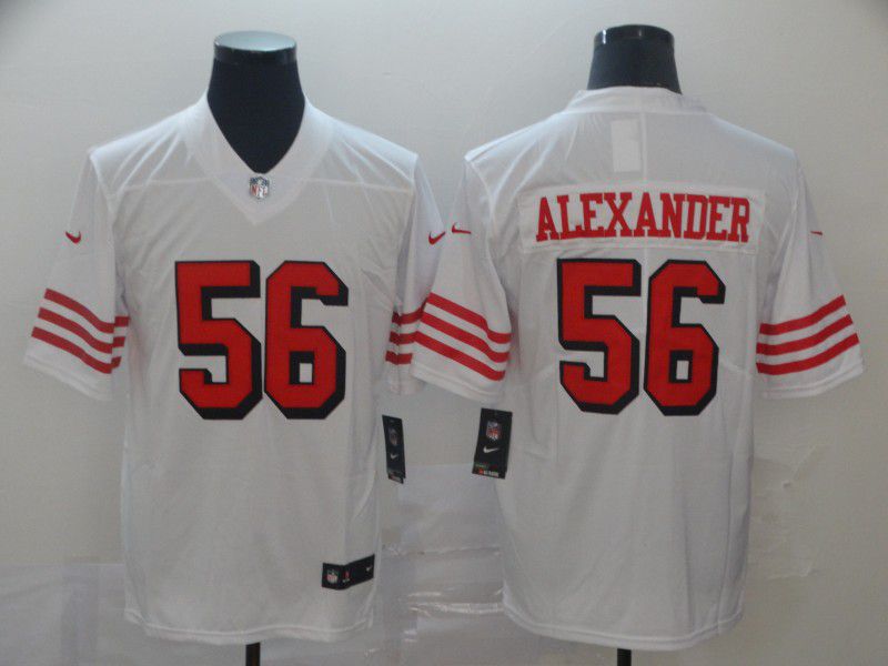 Men San Francisco 49ers 56 Alexander White Nike Vapor Untouchable Limited NFL Jerseys
